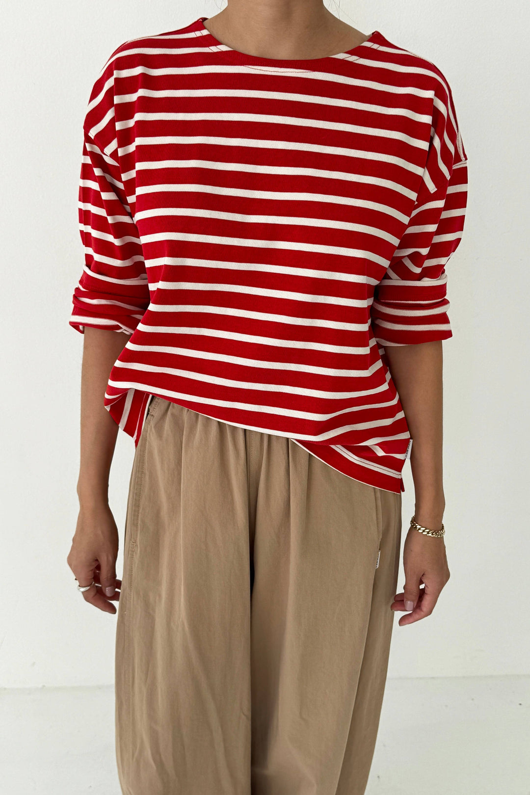 Sailor Top: RED STRIPE