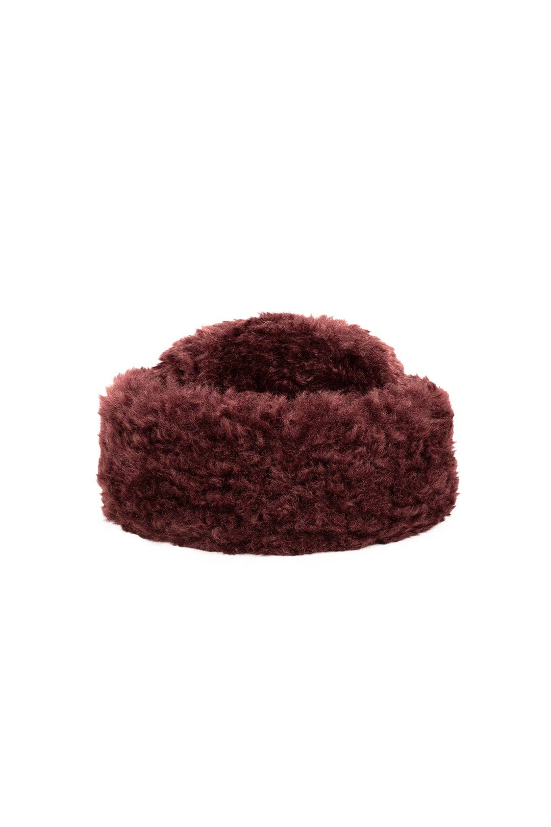 Sherpa Hat: Navy Faux Sheepskin