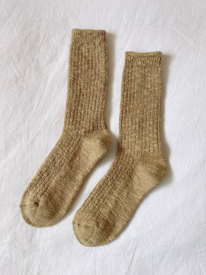 Cottage Socks: Flax