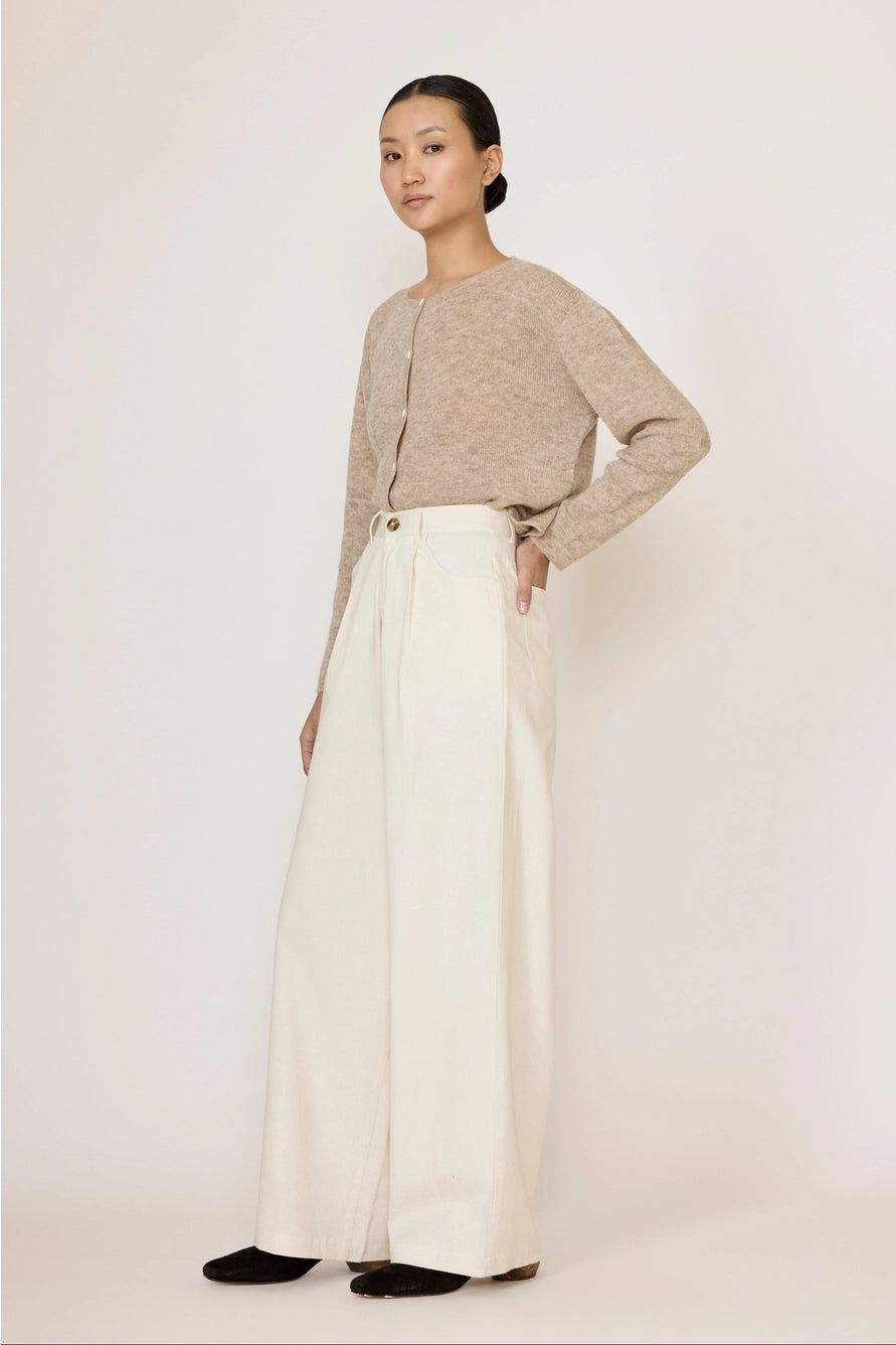 Classic Tissue Cardigan - Oat