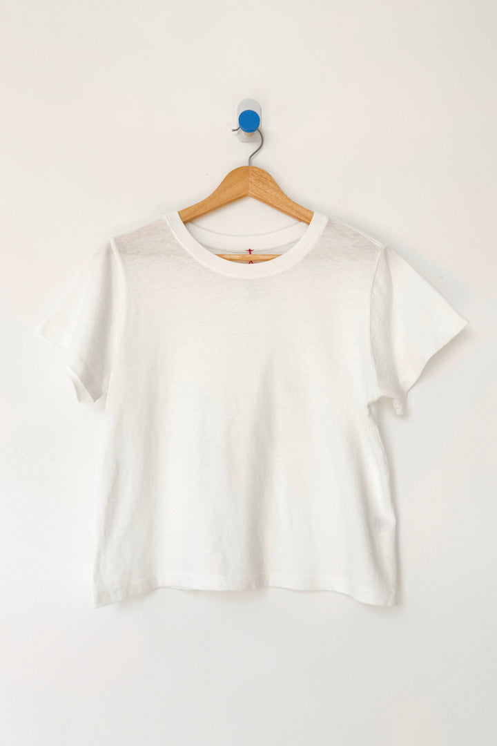 Airy Darling Tee: Vintage White