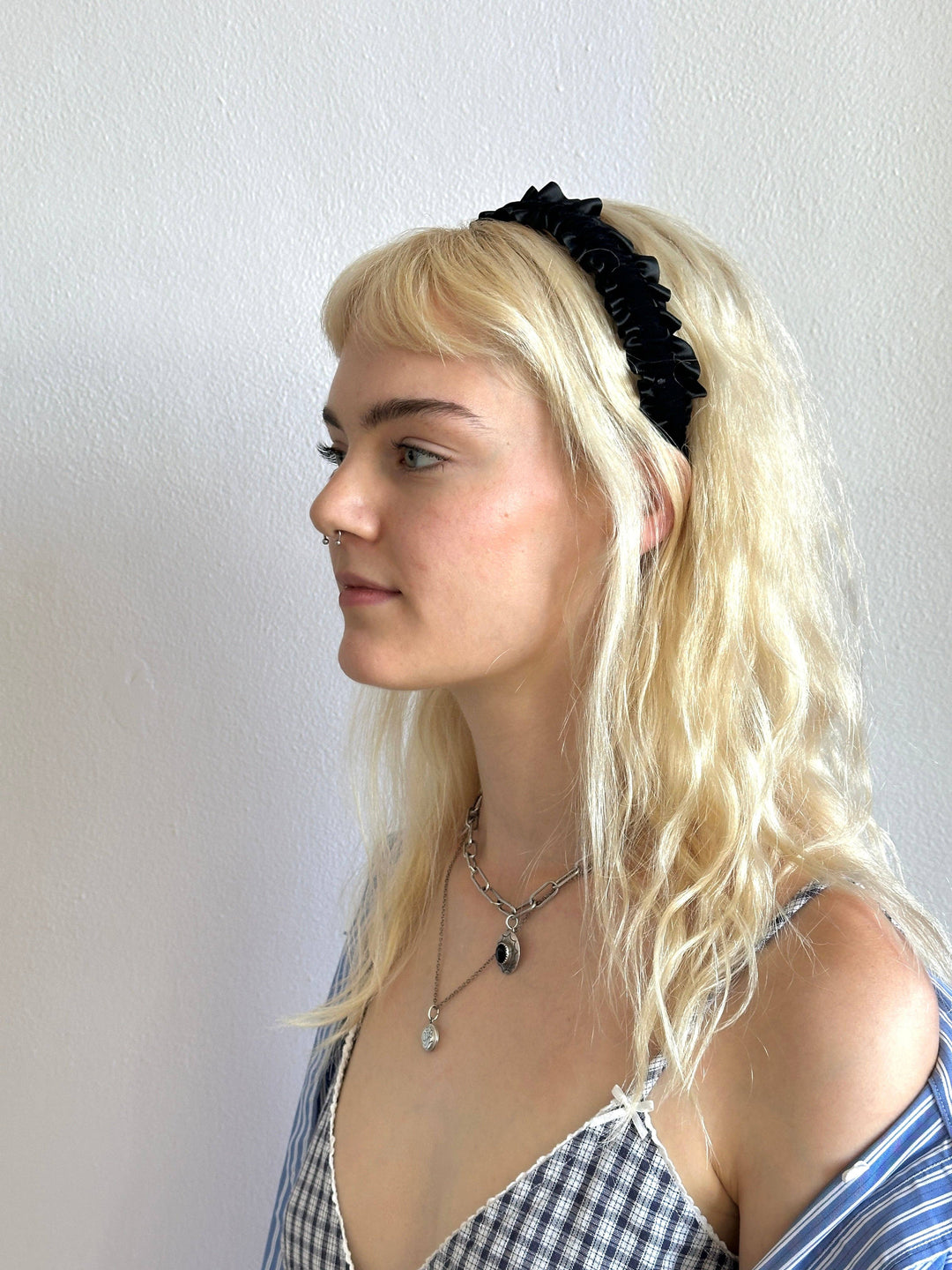 Antoinette Headband: Antique Blue