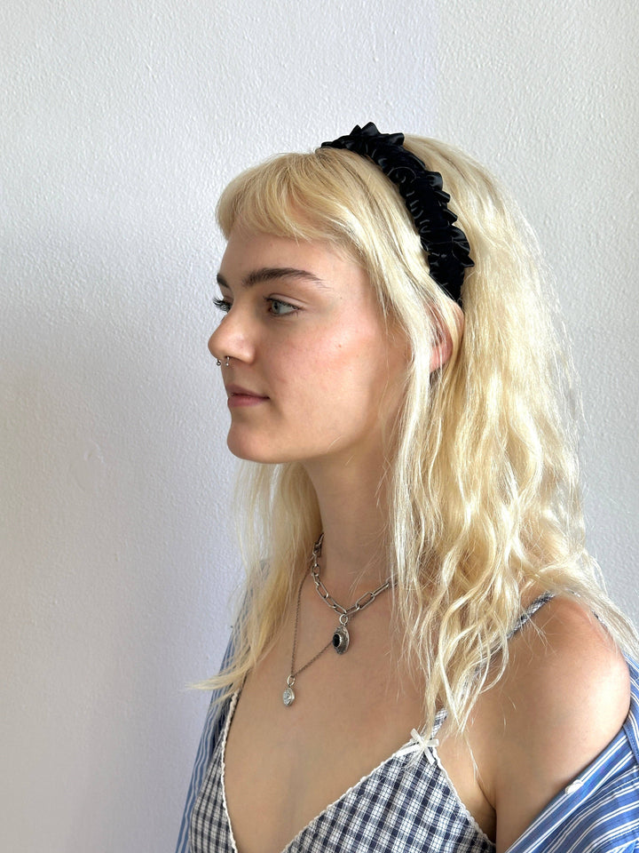 Antoinette Headband: Antique Blue