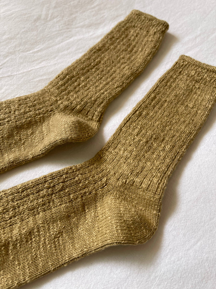 Cottage Socks: Flax