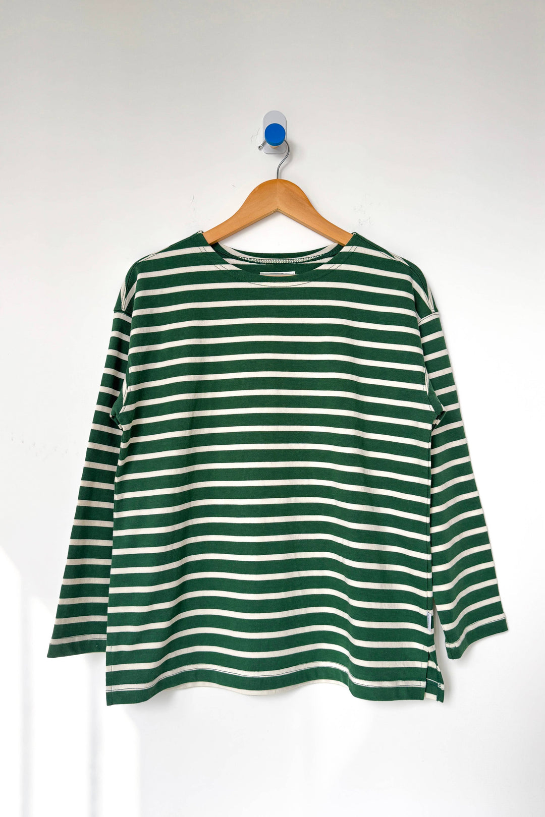 Marseille Top: White Stripe on Coffee