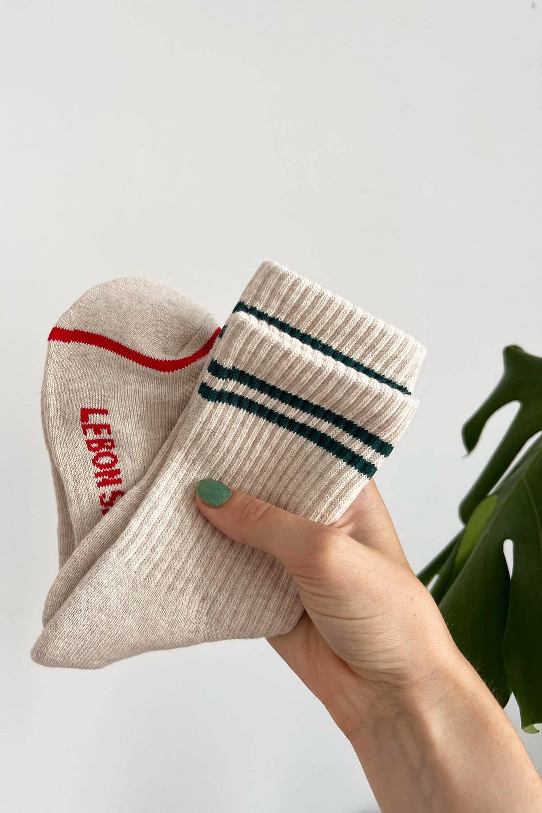 Boyfriend Socks: Lt. Grey