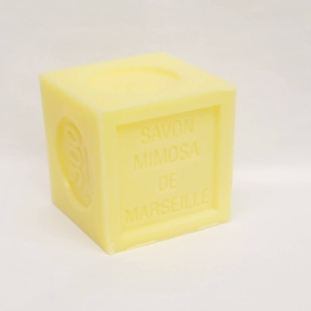Perfumed Marseille soap block - 300g - La Licorne: 300g / Mimosa