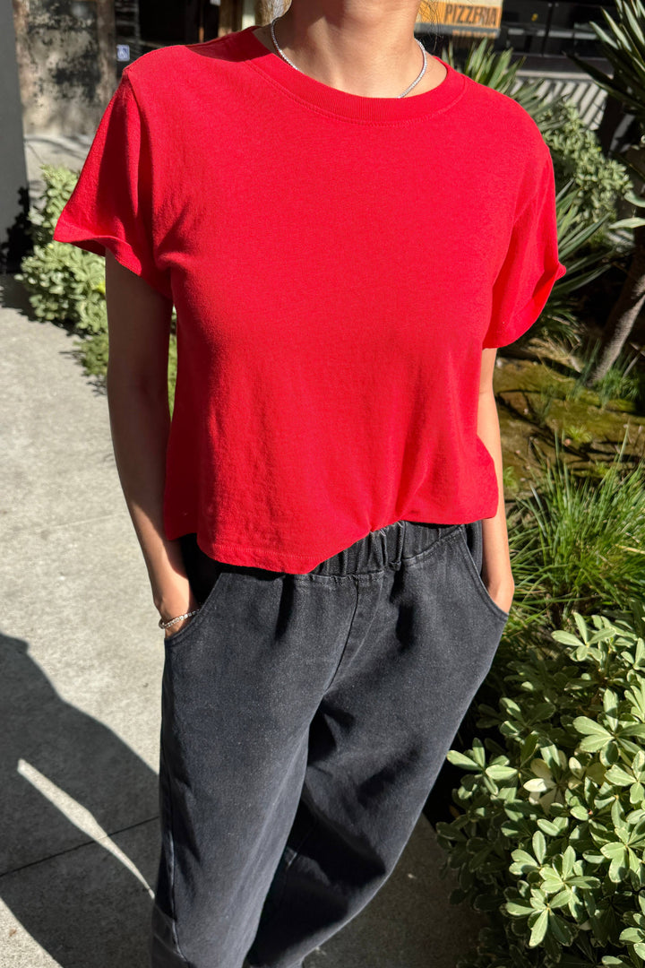 Airy Darling Tee: Tomato