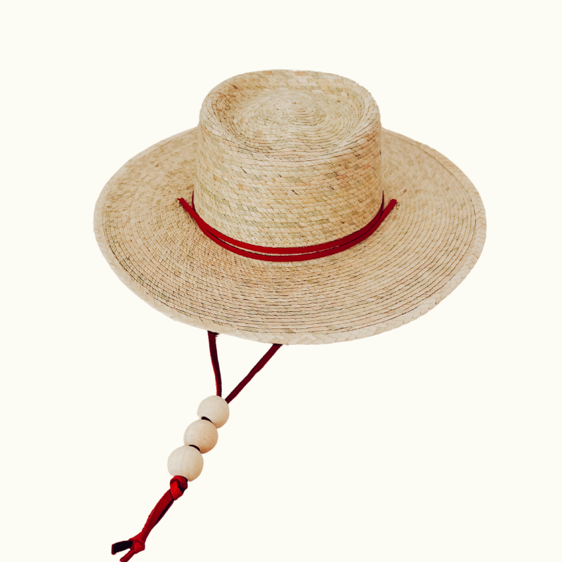 Telescope Straw Sunhat Women, brim hats women, chin cord: Large | 58cm / Mint