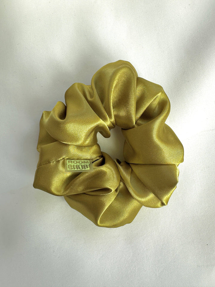 Mini Satin Scrunchie: Mauve