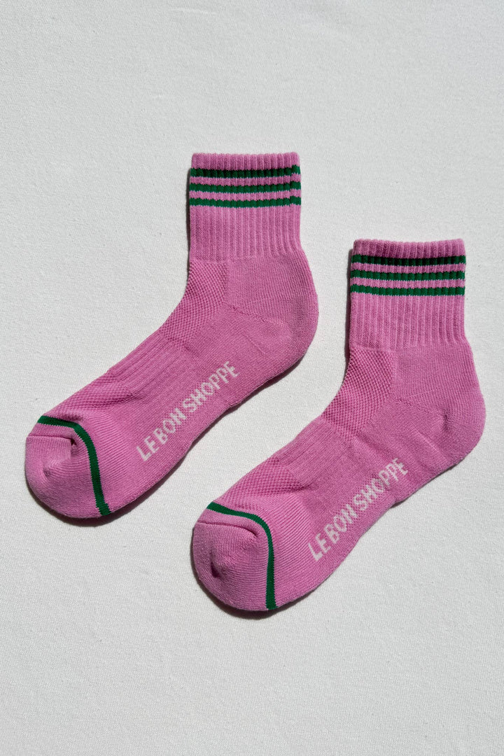 Girlfriend Socks: Bright Grey