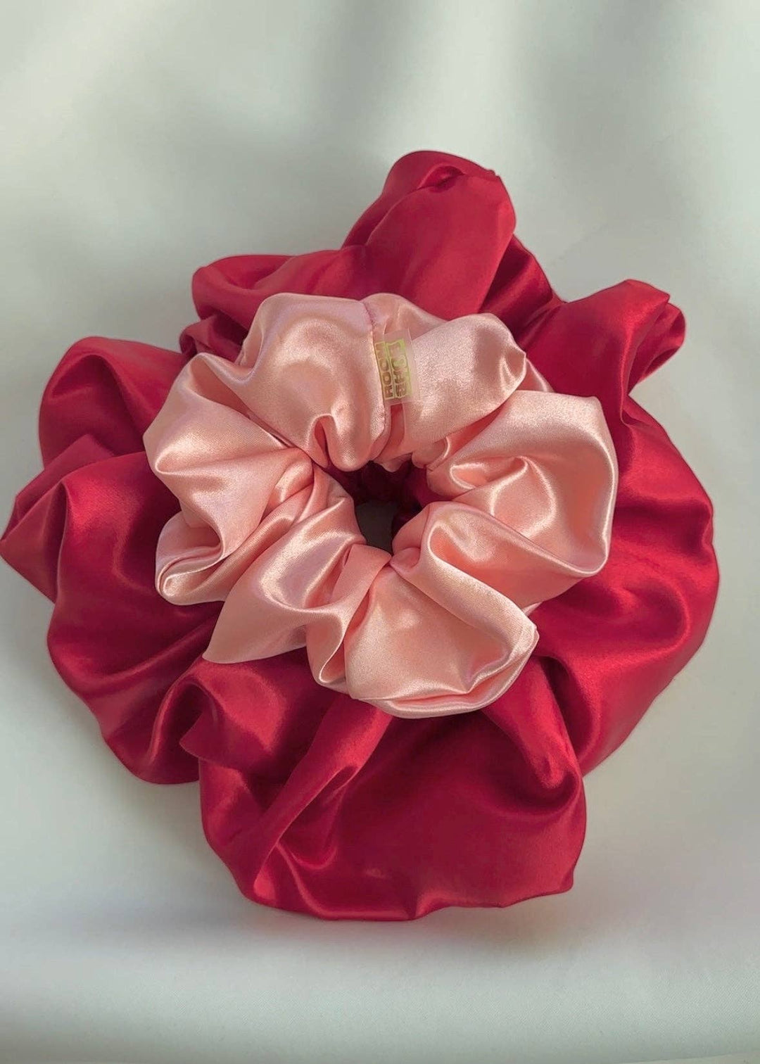 Mini Satin Scrunchie: Deep Peacock