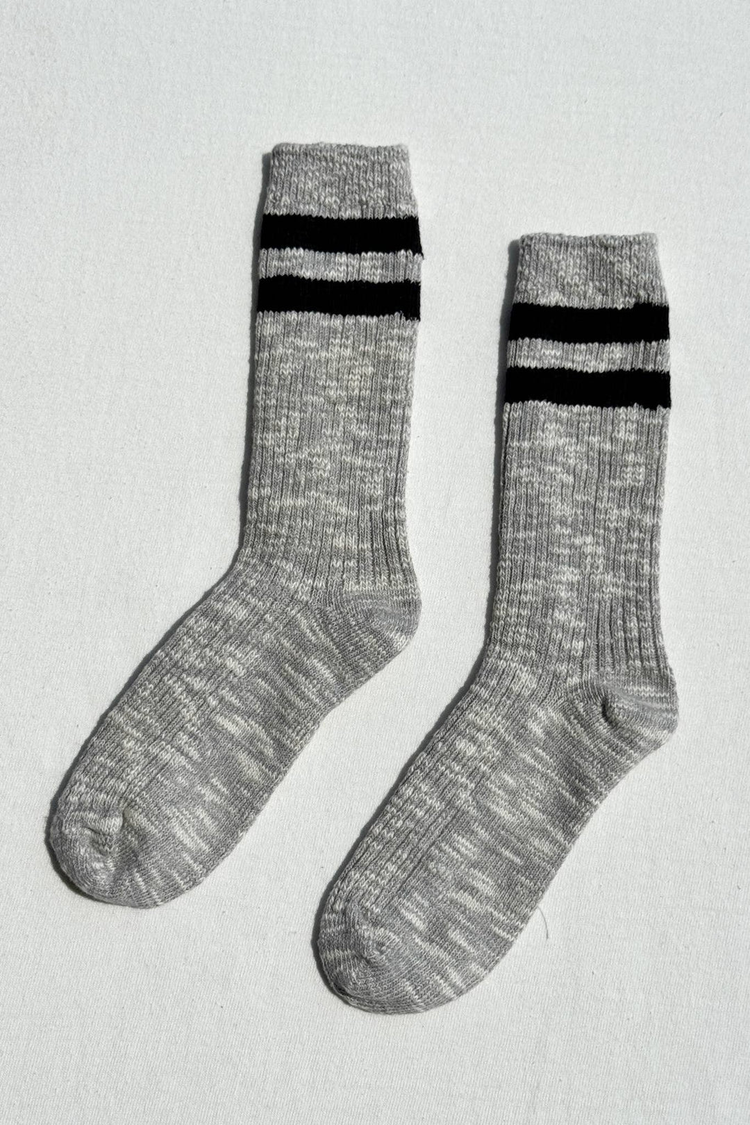 Cottage Varsity Socks: Flax Varsity