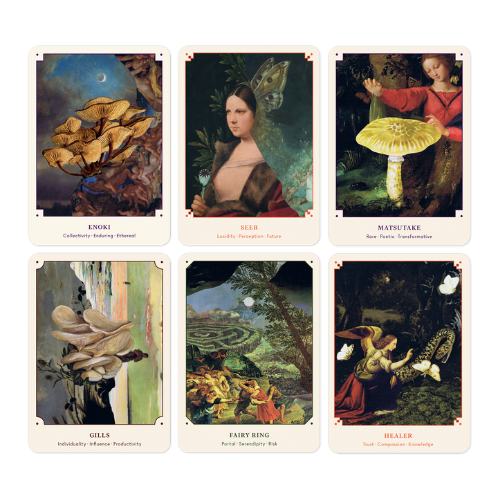 The Mushroom Oracle: 44 Card Deck and Guidebook