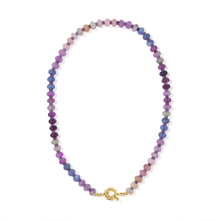 Macey Gemstone Necklace: 18" / Amalfi