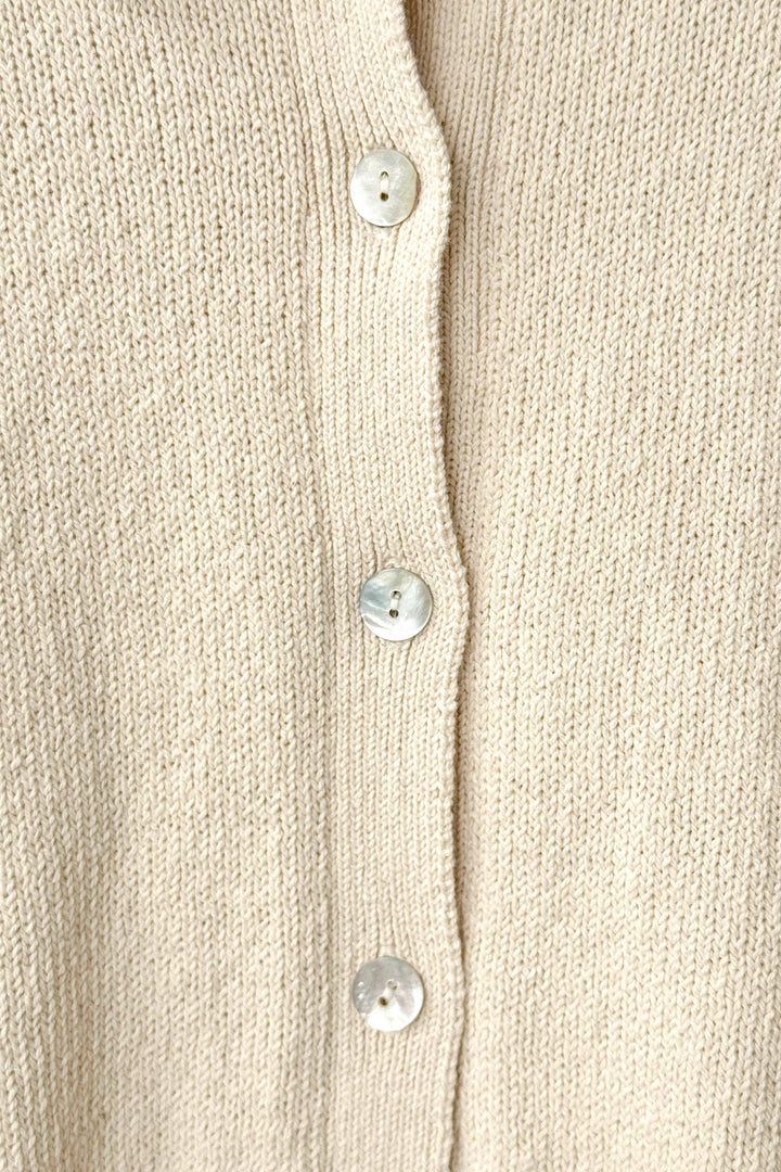 The Club Cardigan: Naturel