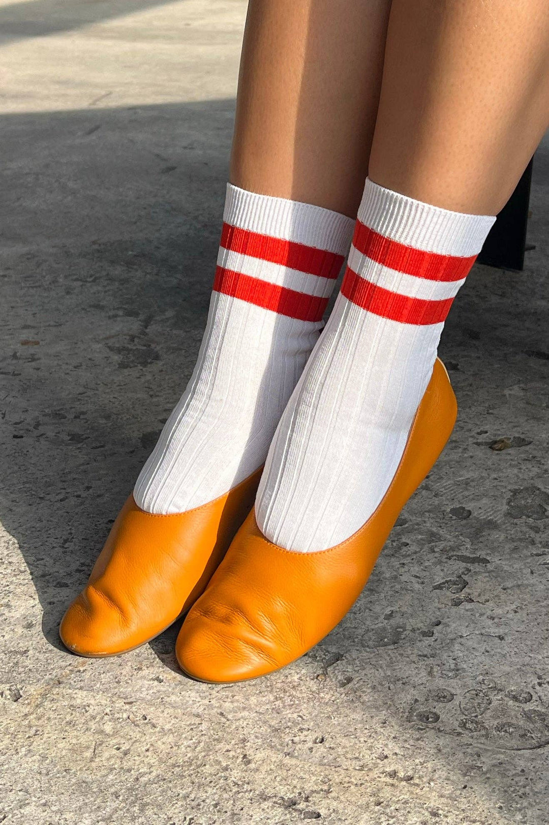 Her Varsity Socks: Azure