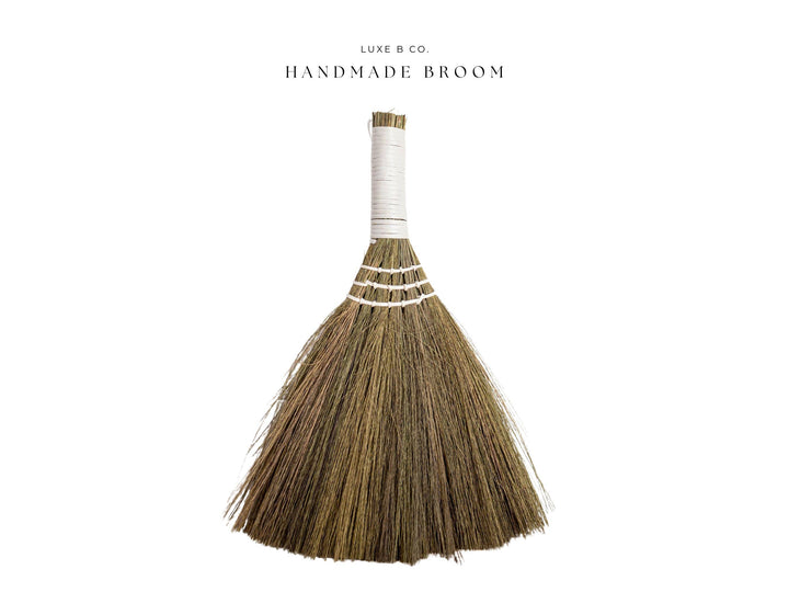 Handmade Brooms White: Large