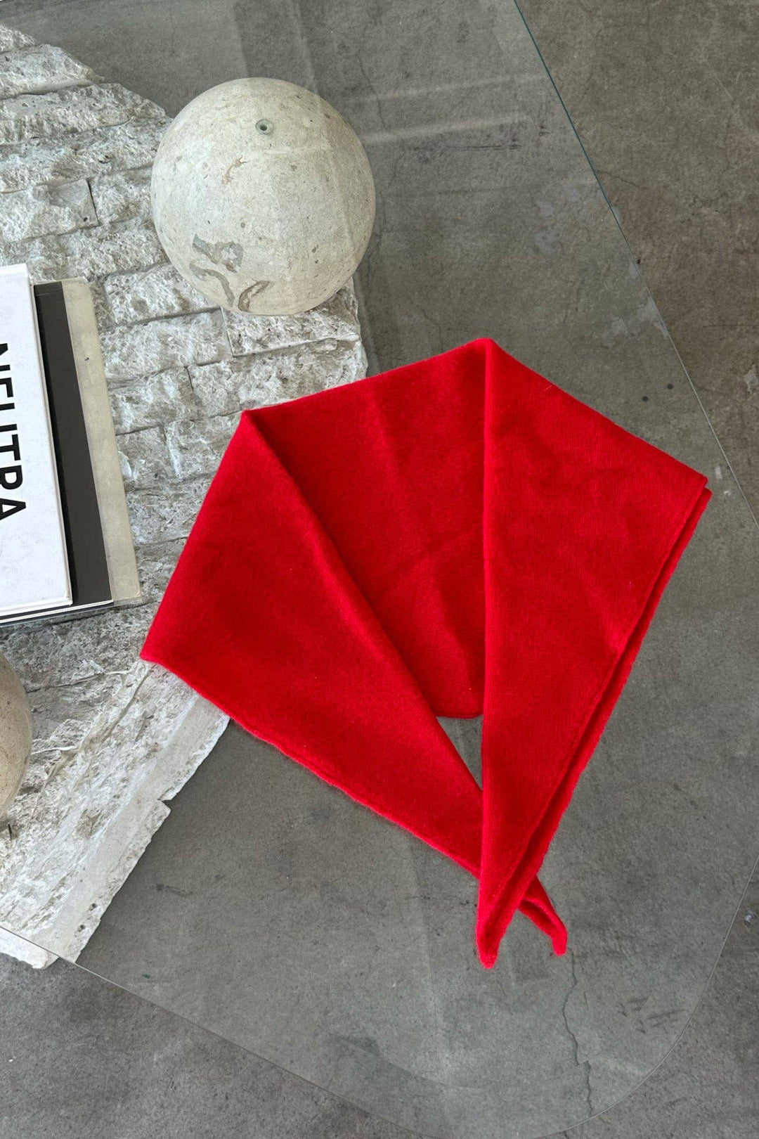 Cashmere Bandana: NAVY