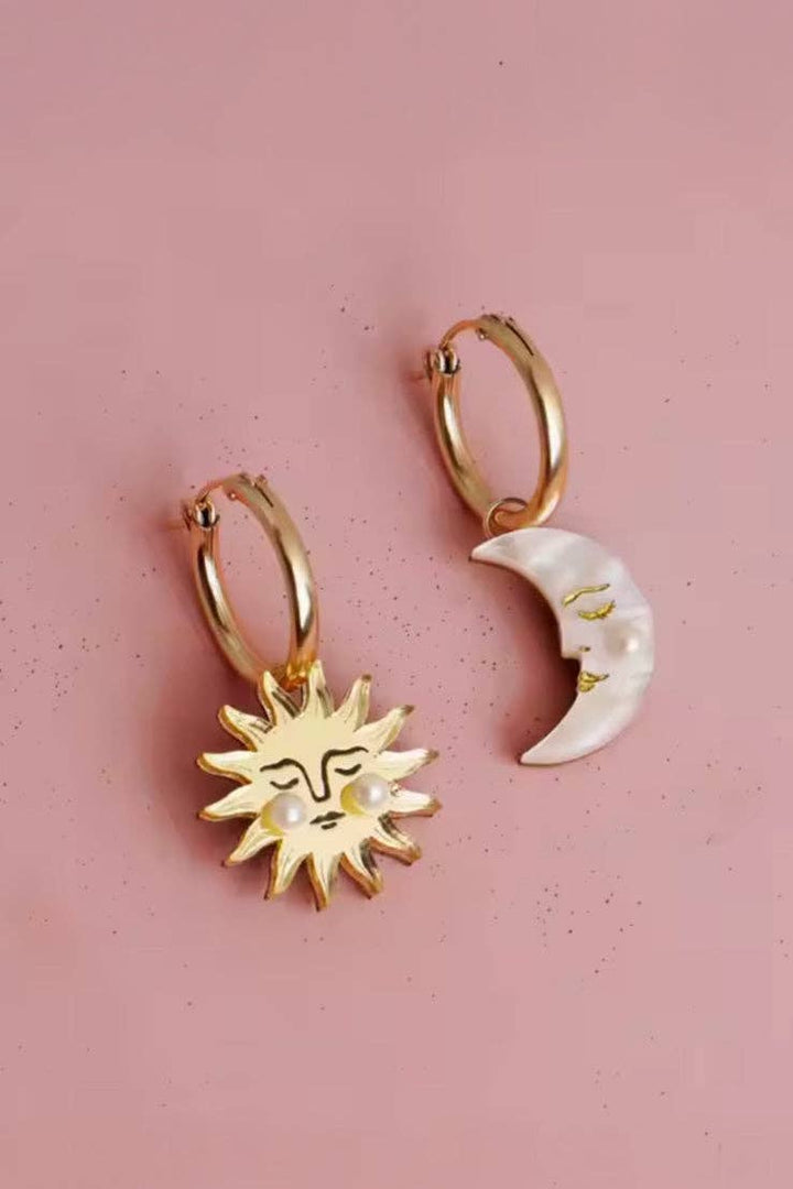Celestial Hoops - 18K Gold Plated