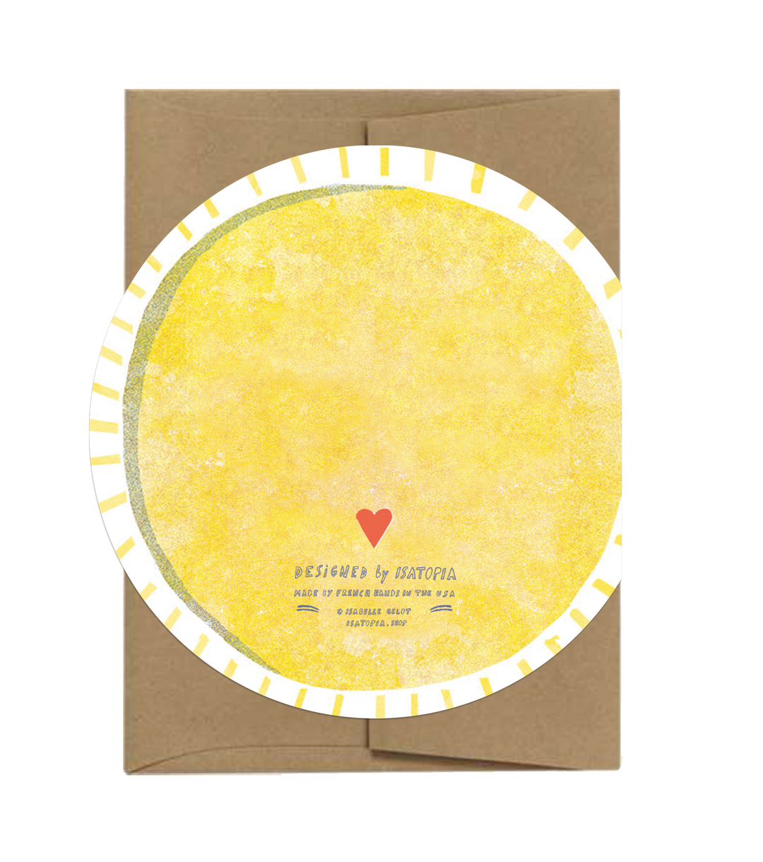 Soleil | Sun - Die Cut Card