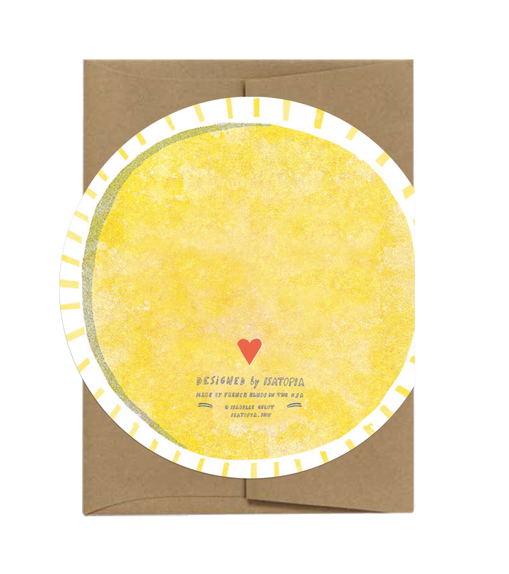 Soleil | Sun - Die Cut Card