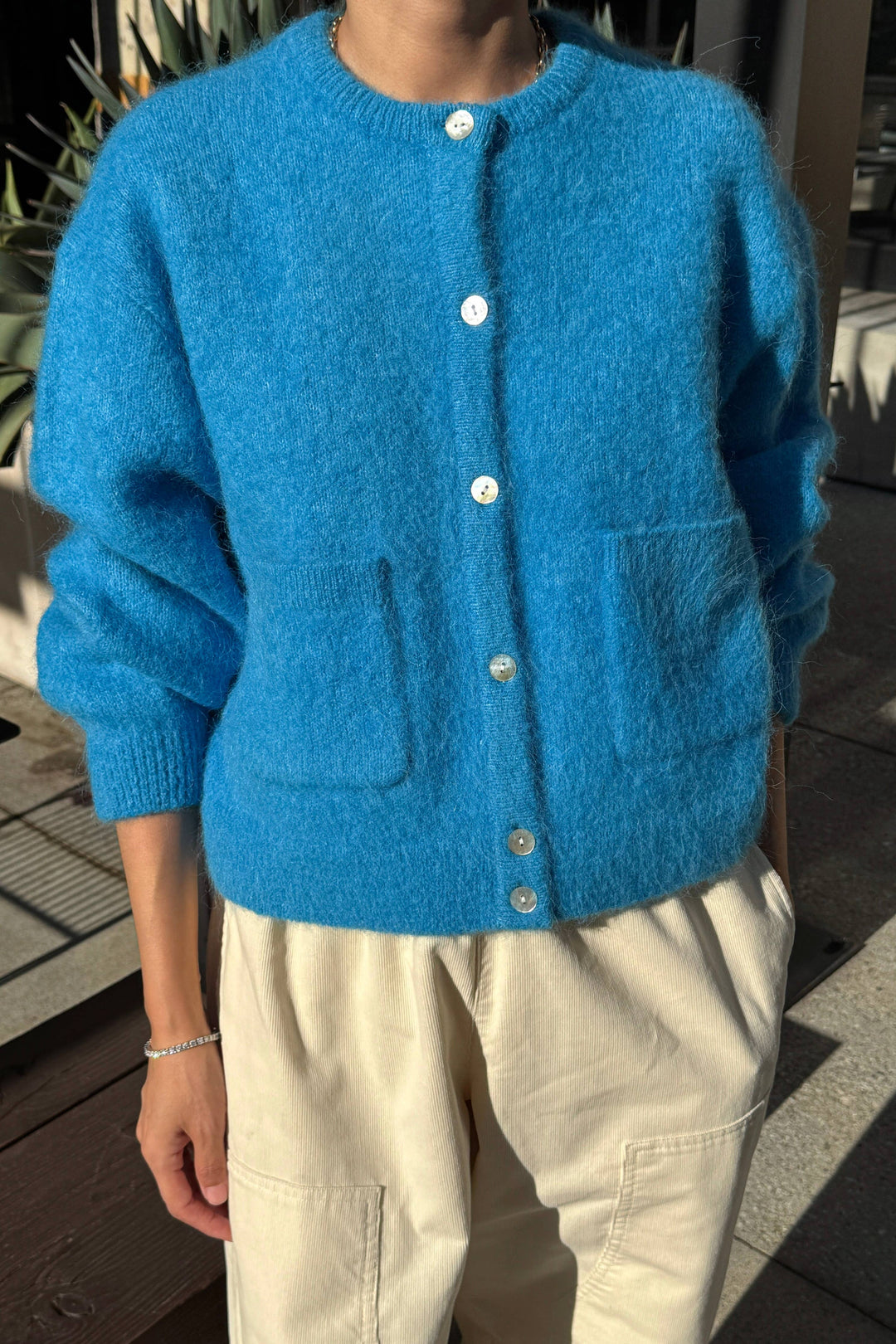 Amélie Cardigan Turquoise