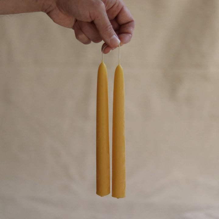 Pair of Sustainable Dinner Candle | Hand Dipped Taper Candle