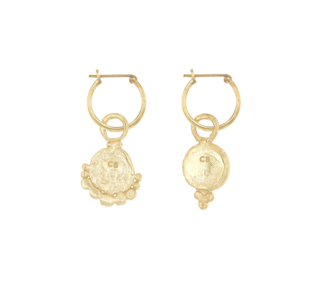 Gorgoneion Lion Hoops
